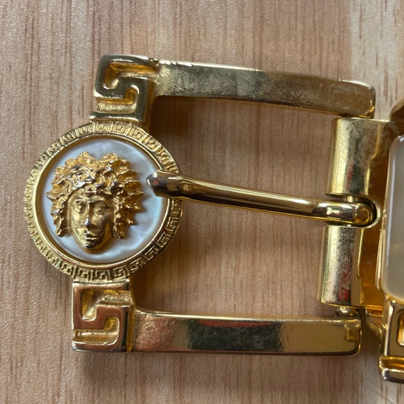 Mauri genuine leather and fur belt - Picture 2 of 5